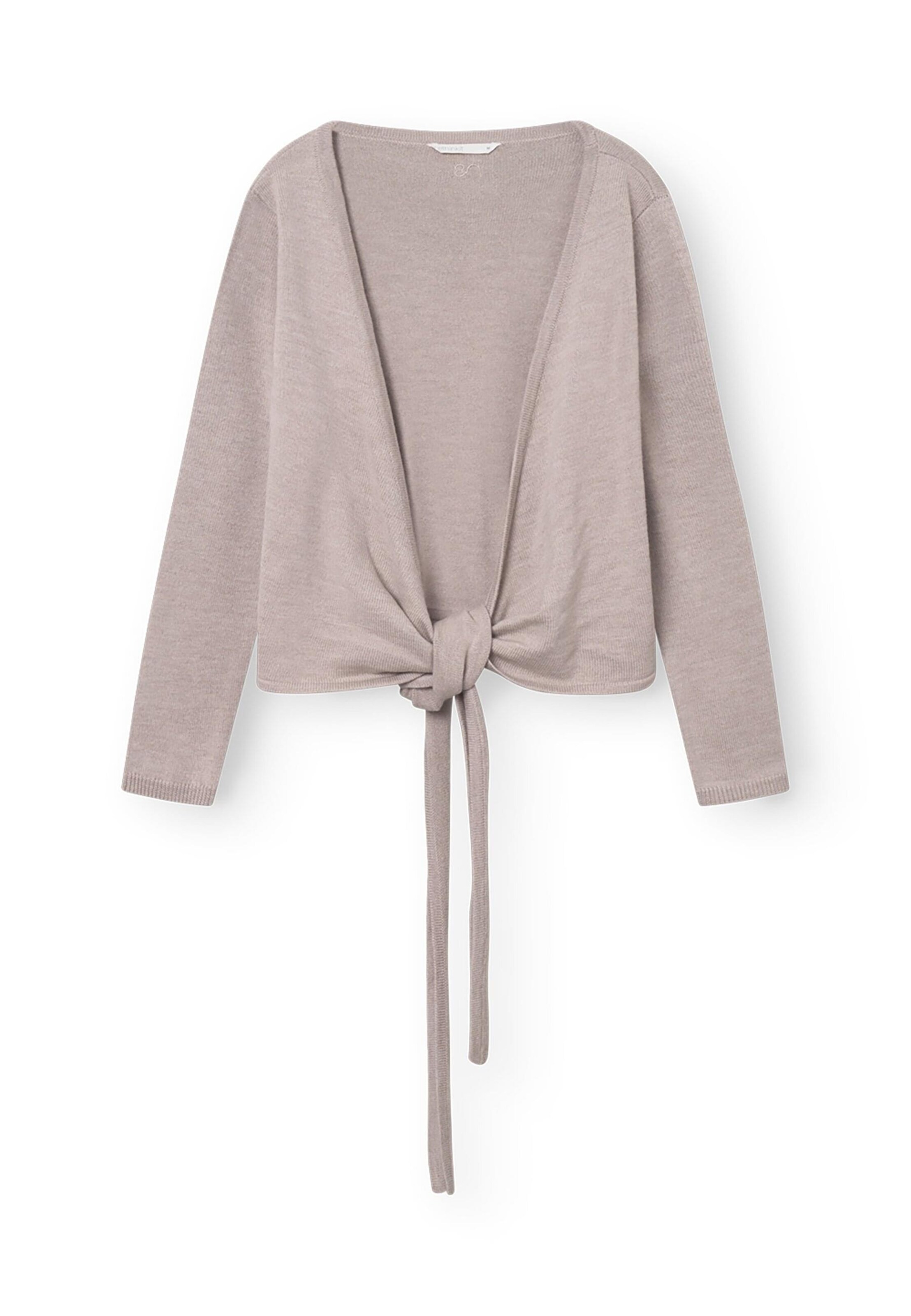 rethinkit studios Strickjacke 'Keep Me' in Beige: Vorderseite