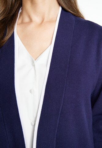 usha BLACK LABEL - Casaco de malha 'Nowles' em azul