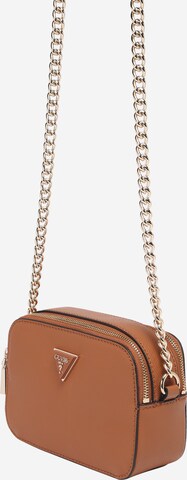 GUESS - Mala de ombro 'Alexie' em castanho