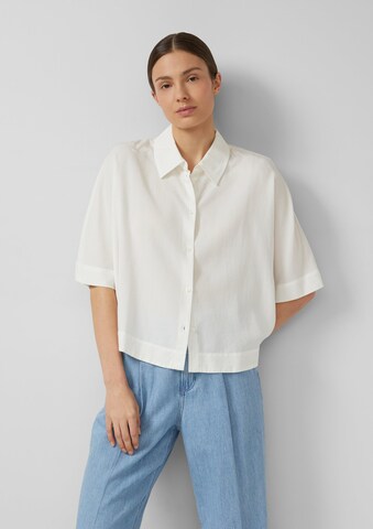 Chemisier s.Oliver en beige : devant