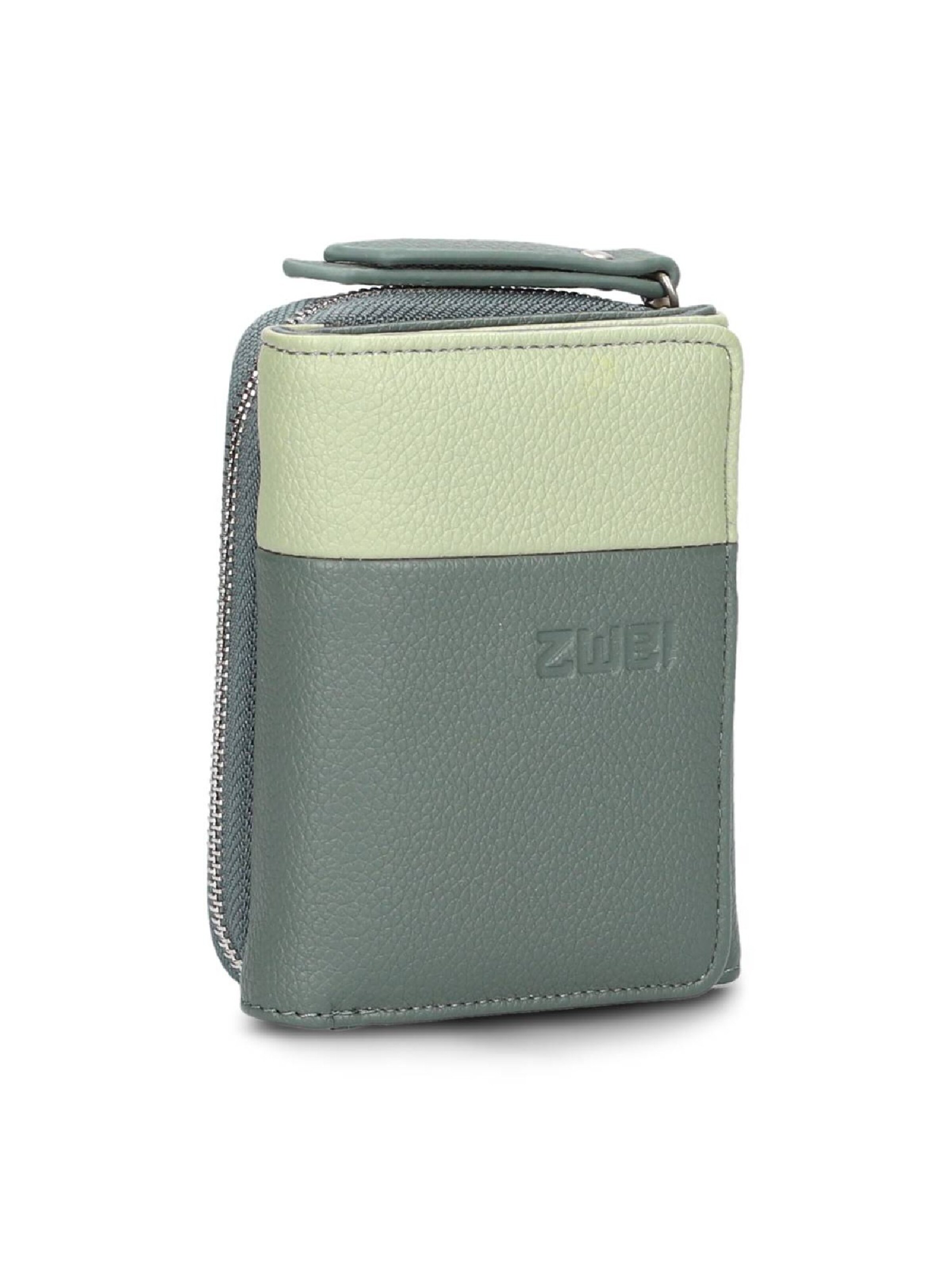 ZWEI Portemonnaie 'EVA EVW15'‌‌‌‌‌‌‌‌ in Grün: Vorderseite