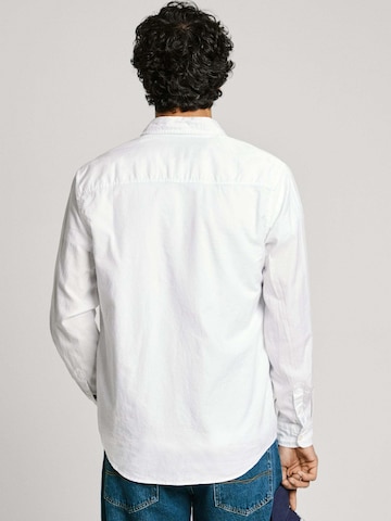 Pepe Jeans Regular fit Overhemd 'Mallon' in Wit