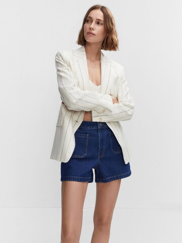 MANGO Regular Shorts in Blau: Vorderseite