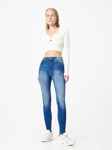 Tommy Jeans Skinny Jeans 'Sylvia' in Blau: predná strana