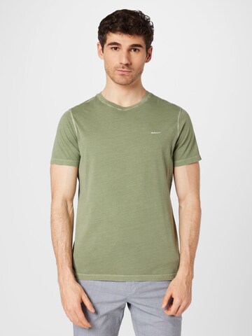GANT T-Shirt in Grün: Vorderseite