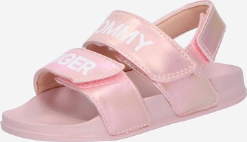 TOMMY HILFIGER Sandalen in Roze: voorkant