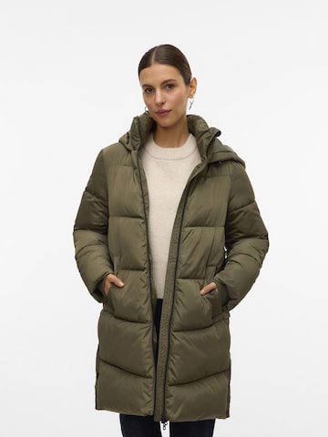 Veste d’hiver 'HALSEY' VERO MODA en vert : devant