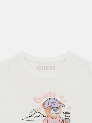 GUESS KIDS - Camiseta 'BATWING SS T-SHIRT' en blanco