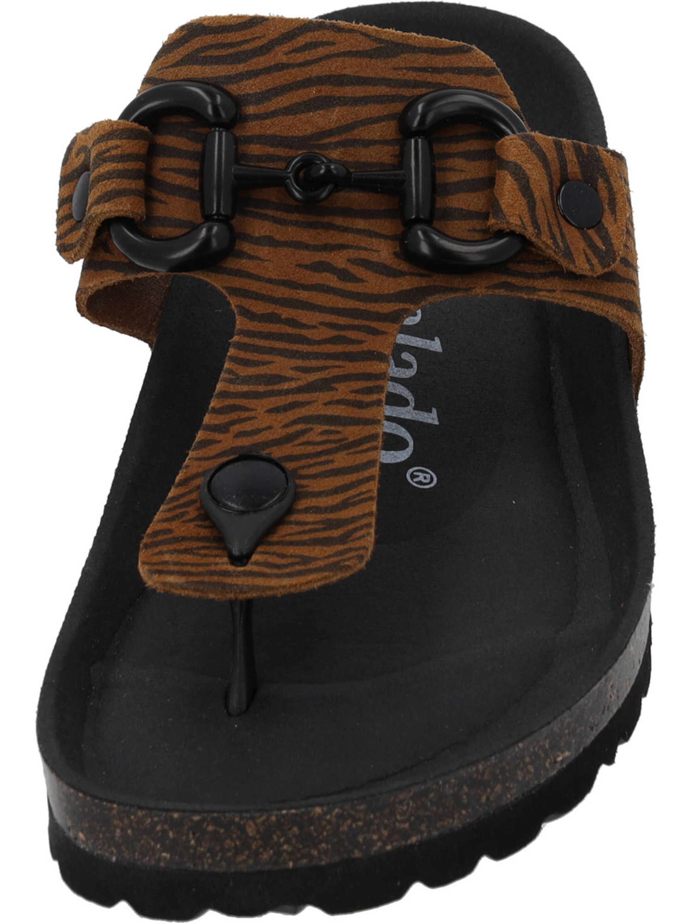 Palado T-bar sandals 'Kos' in Brown