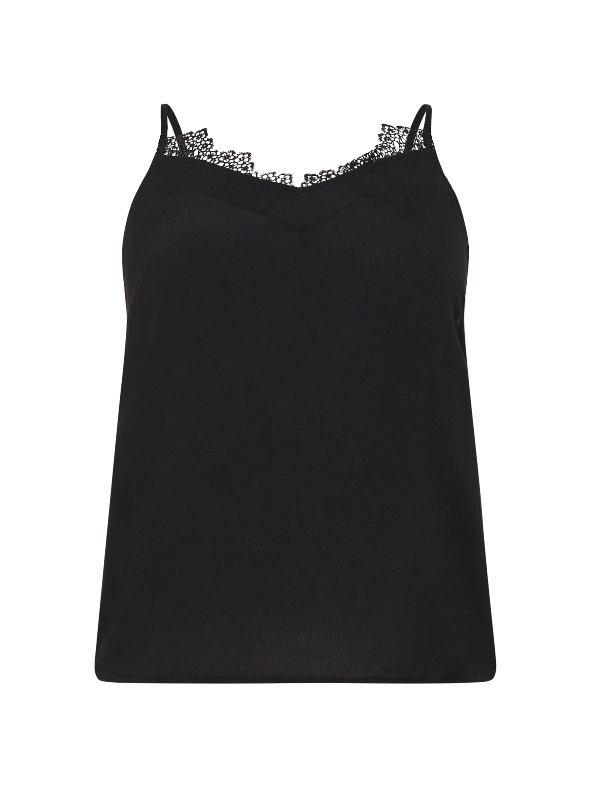 ABOUT YOU Curvy Top 'Rabea' in Schwarz: Vorderseite