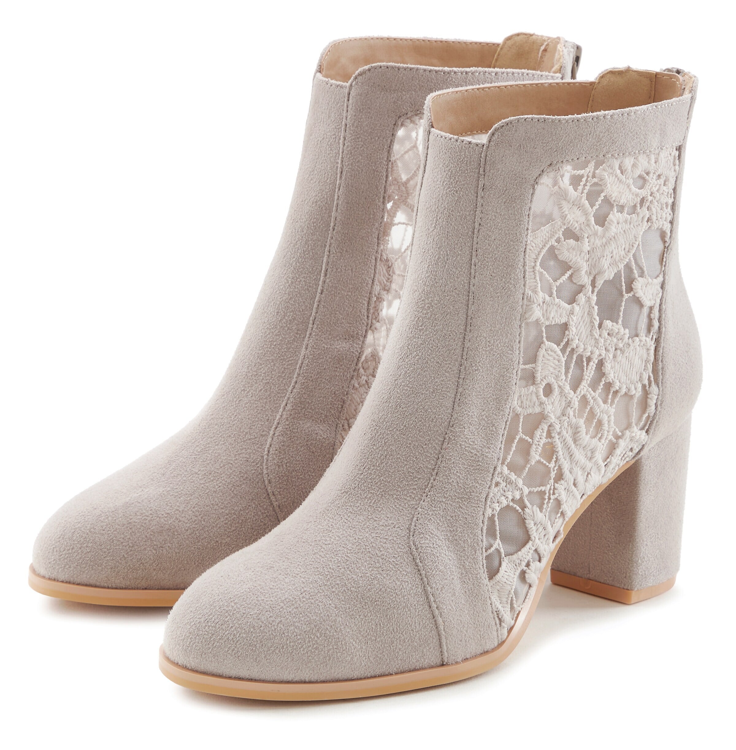 LASCANA Stiefelette in Grau