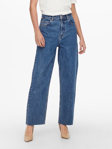 ONLY Wide Leg Jeans 'Dad' in Blau: Vorderseite