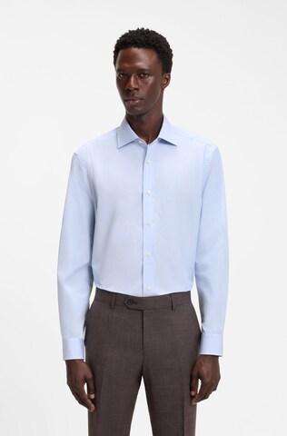 BOSS Regular fit Button Up Shirt in Blue: front