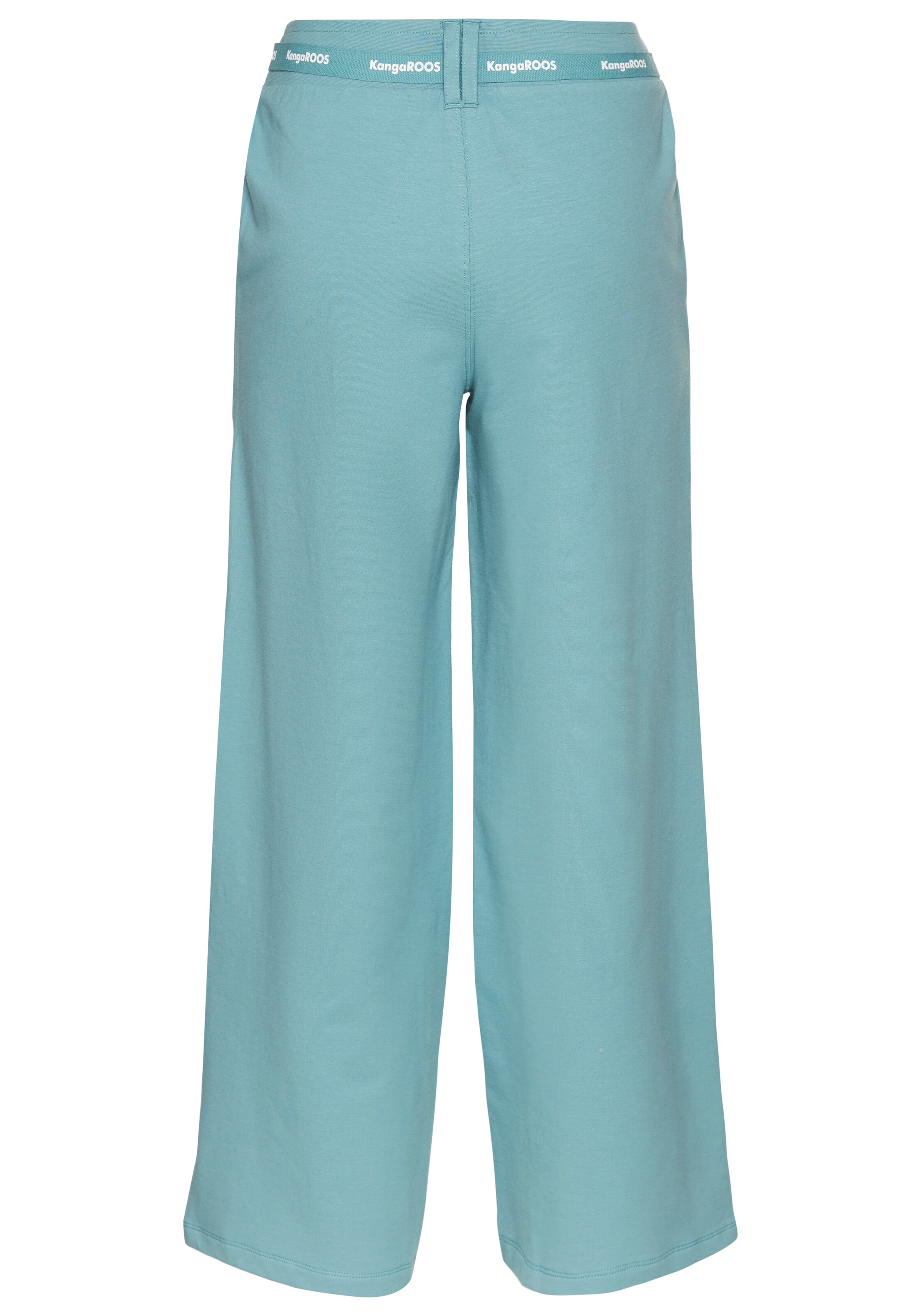 KangaROOS Wide Leg Hose in Blau