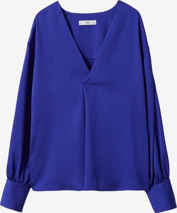 Chemisier 'Olivia' MANGO en bleu : devant