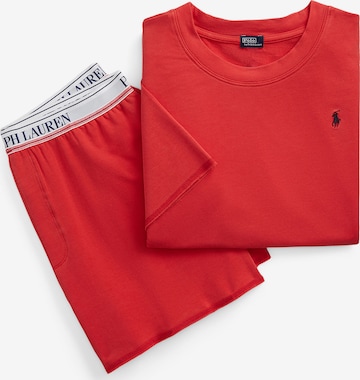 Polo Ralph Lauren Pyjama in Rot: predná strana