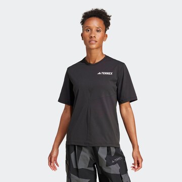 ADIDAS TERREX Performance Shirt in Black: front