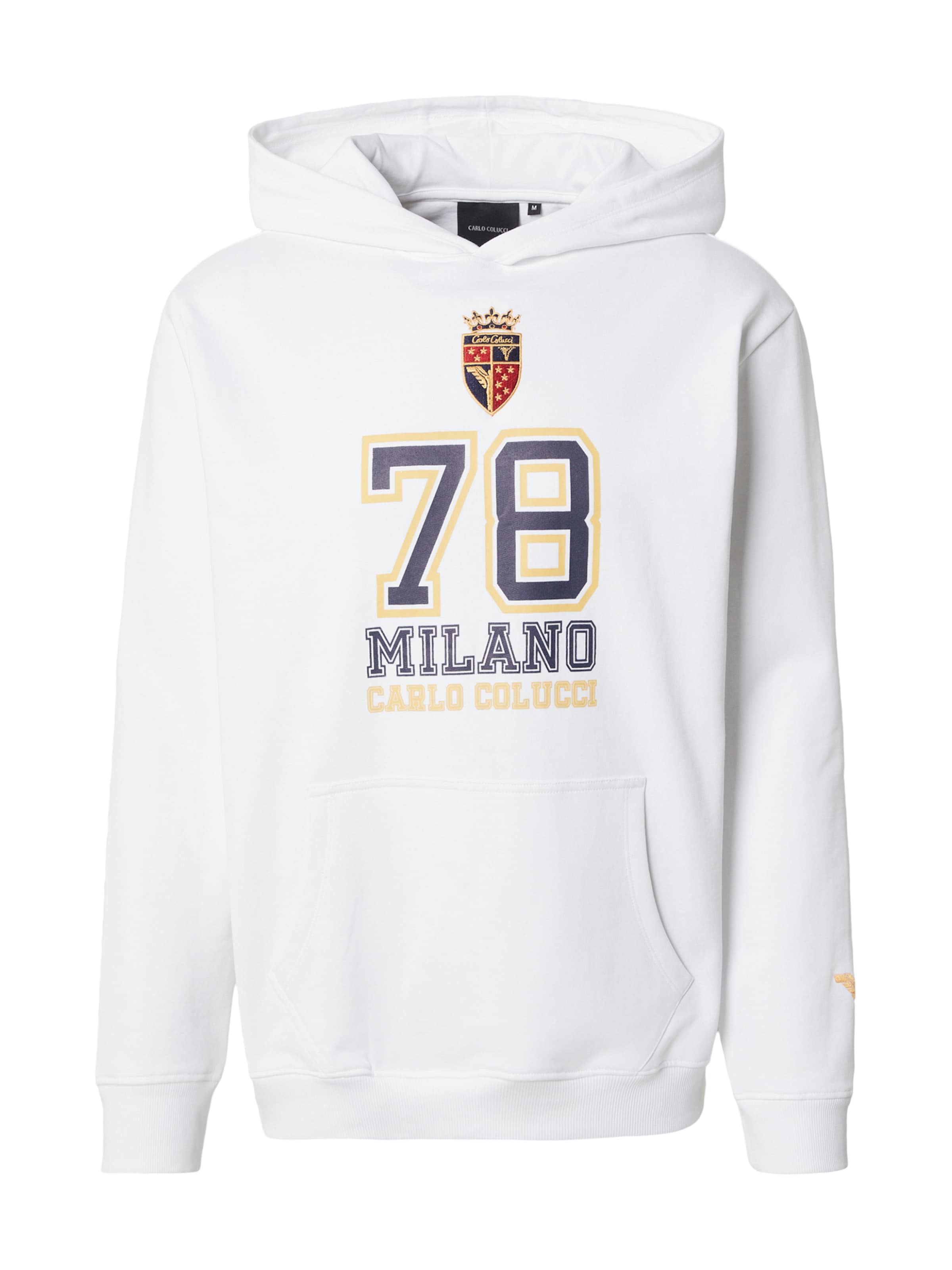 Carlo Colucci - Sudadera en blanco: frente