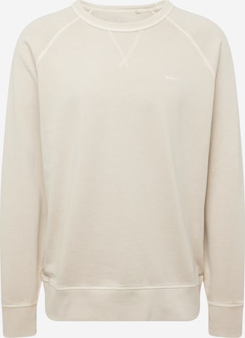 Sweat-shirt 'SUNFADED' GANT en beige : devant