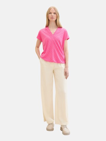 TOM TAILOR Bluse in Pink