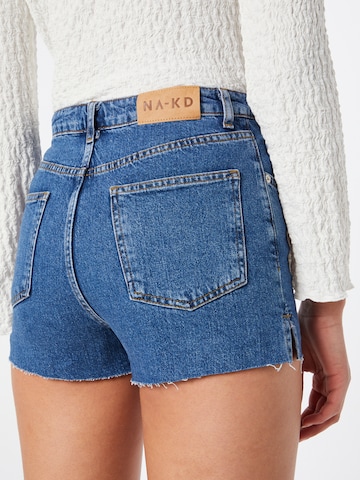 NA-KD Regular Jeans in Blauw