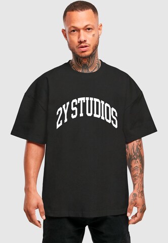 T-Shirt 2Y Studios en noir : devant