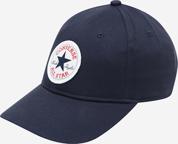 CONVERSE - Gorra 'CHUCK PATCH CURVED BRIM CAP' en azul: frente