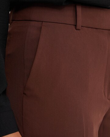 WE Fashion Boot cut Trousers in Brown