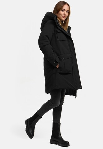 NAVAHOO Winterparka 'Eissturm 14' in Zwart