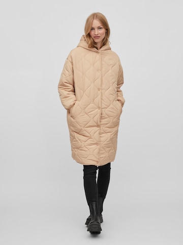 VILA Winter Coat 'Thora' in Pink: front