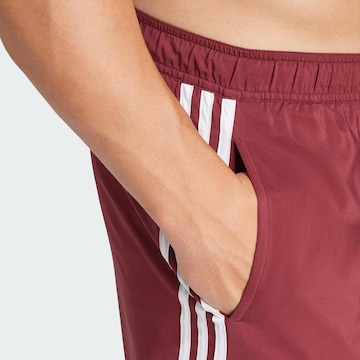 ADIDAS SPORTSWEAR Athletic Swim Trunks in Red