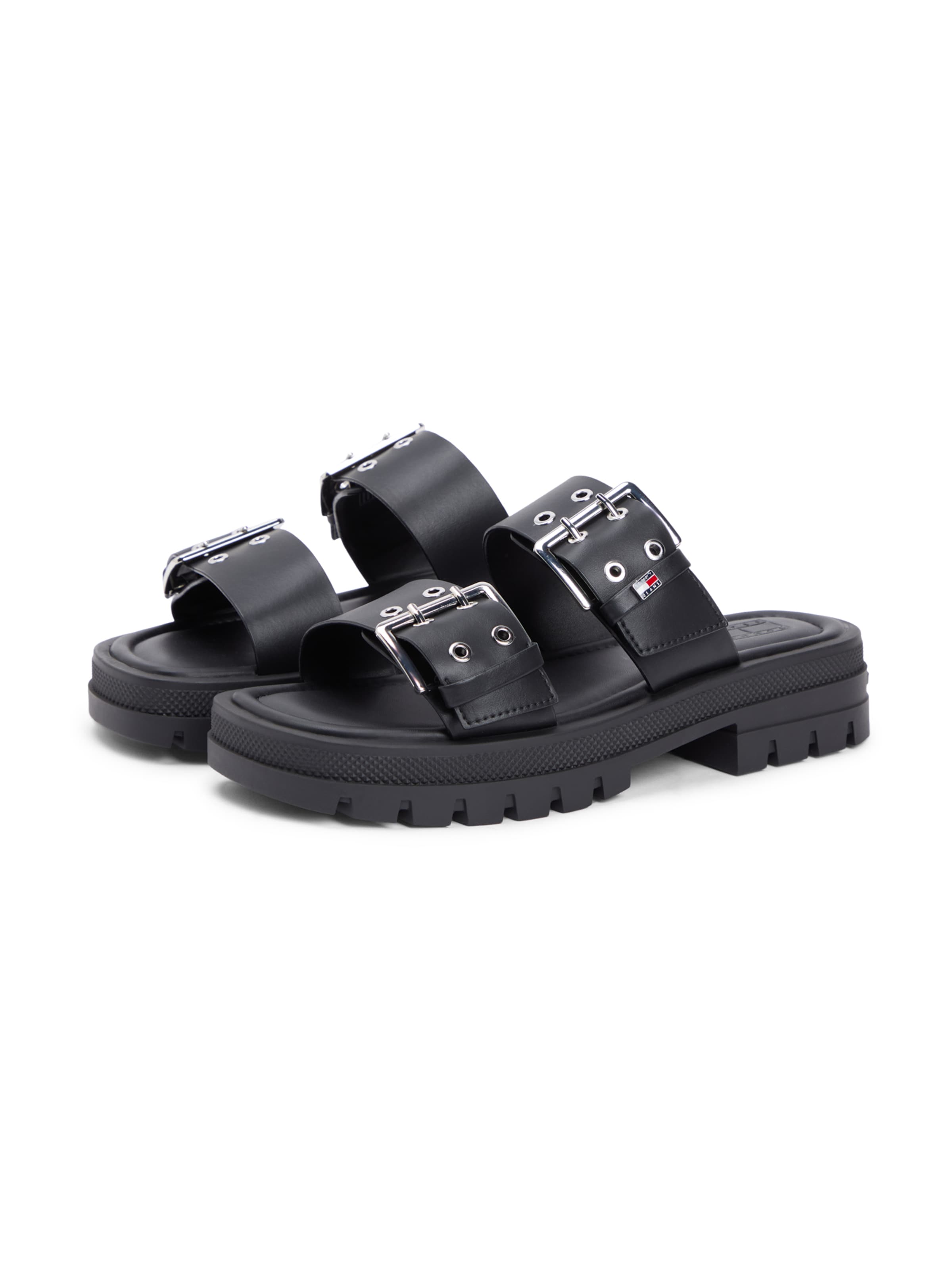 Tommy Jeans Klapki w kolorze czarny