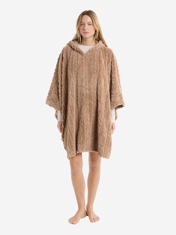 ETAM Badeponcho 'Mund' in Beige: Vorderseite