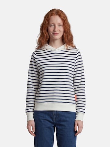 Sweat-shirt 'Bammel' salzhaut en blanc : devant
