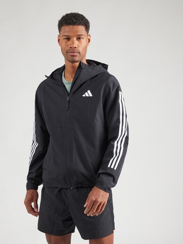 Veste de sport 'Ess' ADIDAS SPORTSWEAR en noir : devant