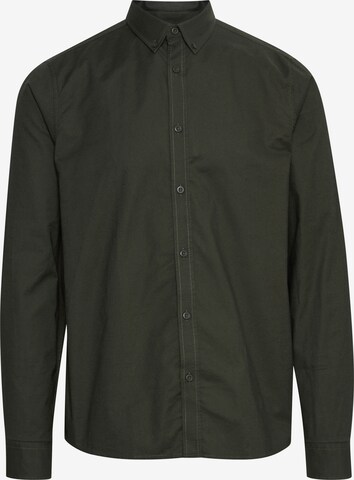 !Solid Button Up Shirt 'Val' in Green: front