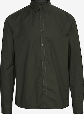 !Solid Button Up Shirt 'SDVal' in Green: front