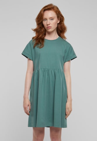 Urban Classics - Vestido 'Empire Valance' en verde: frente