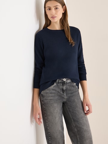 CECIL Pulóver - kék: elől