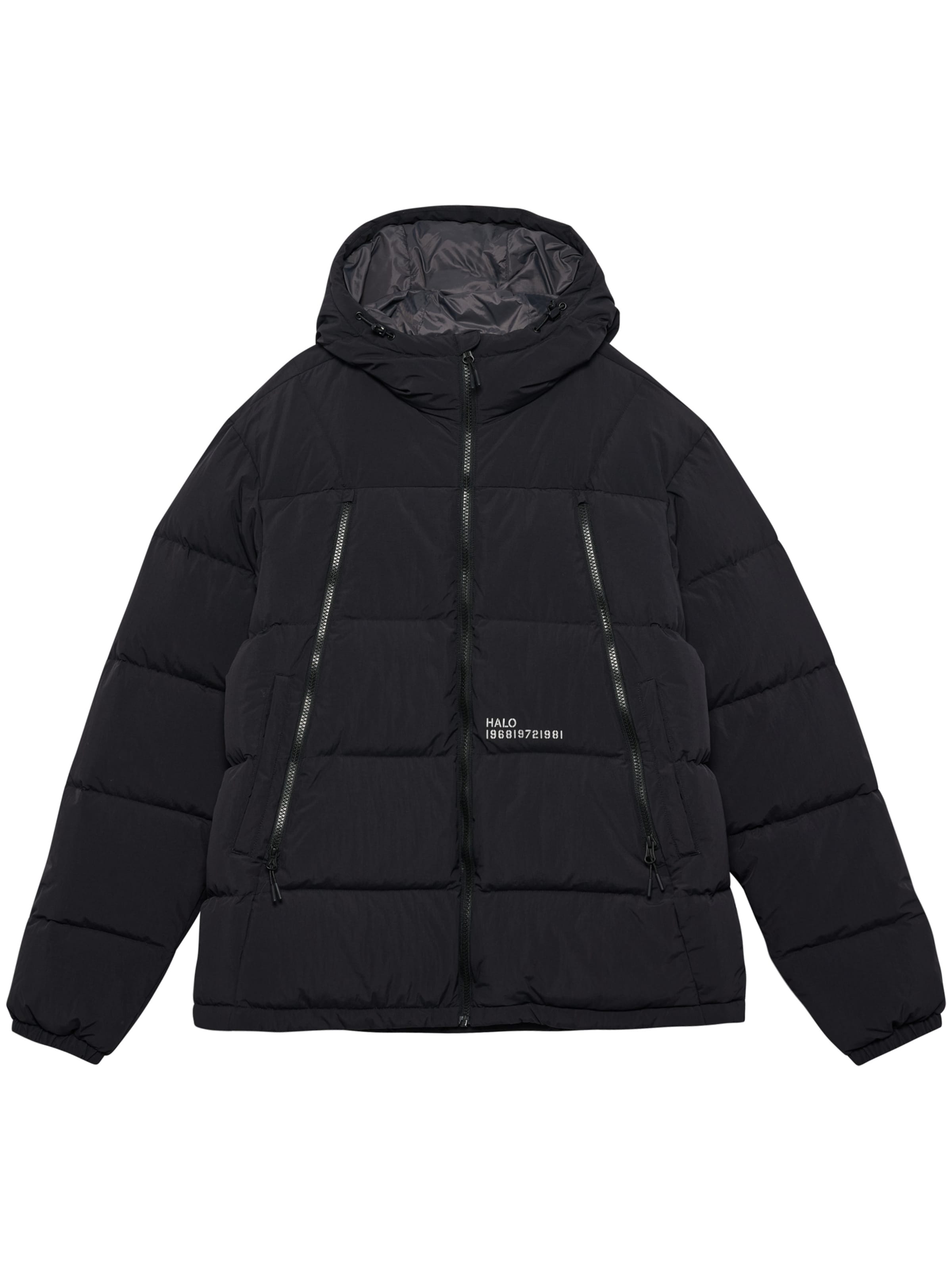 HALO Jacke 'Maverick' in Schwarz: Vorderseite