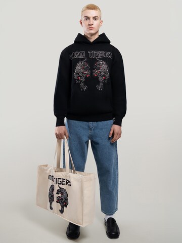 MAD TIGERS Shopper '2 Tigers-Beige' in Beige