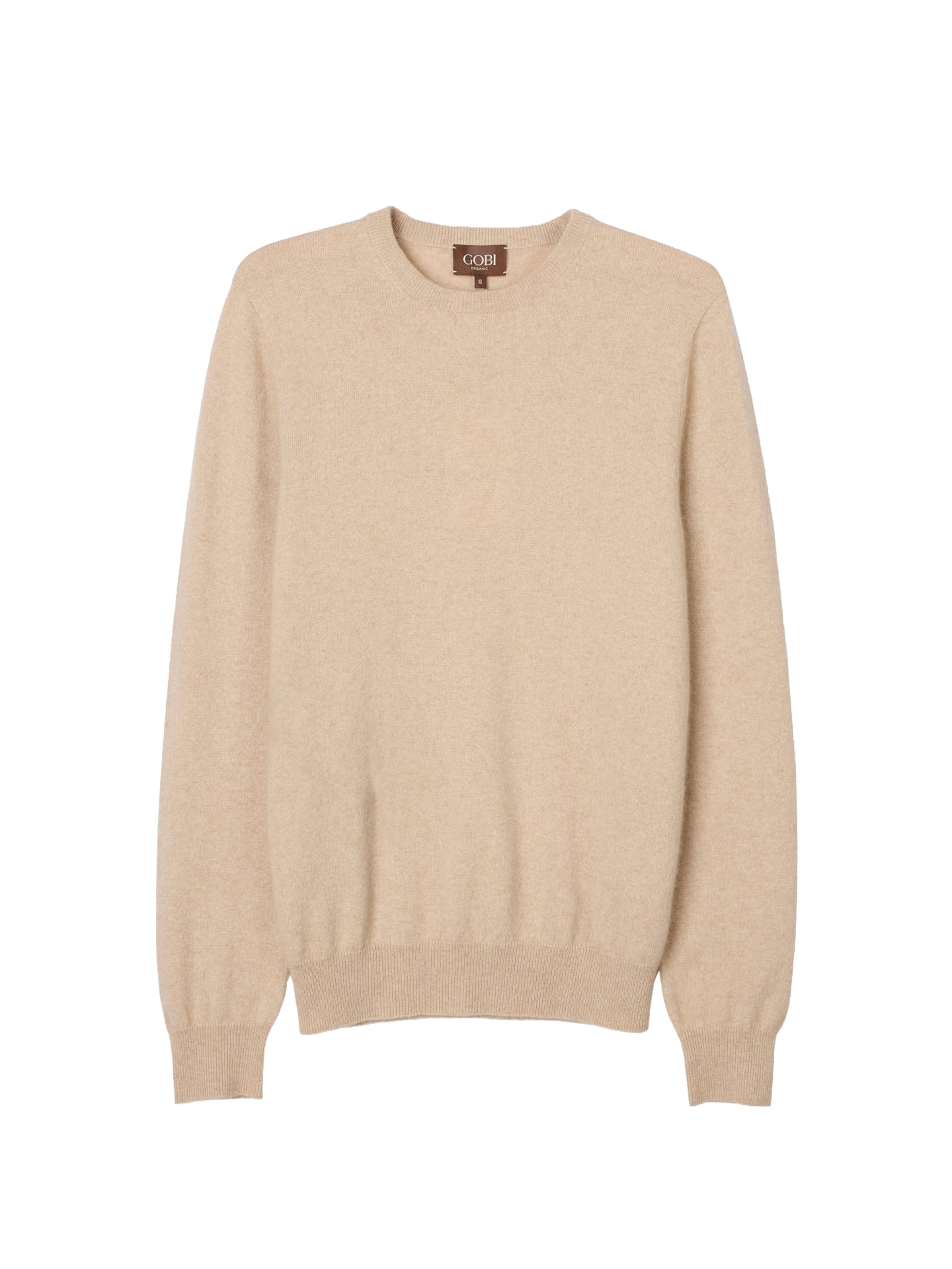 GOBI Cashmere Sweater in Beige: front