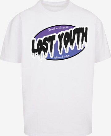 Lost Youth Shirt in Weiß: predná strana