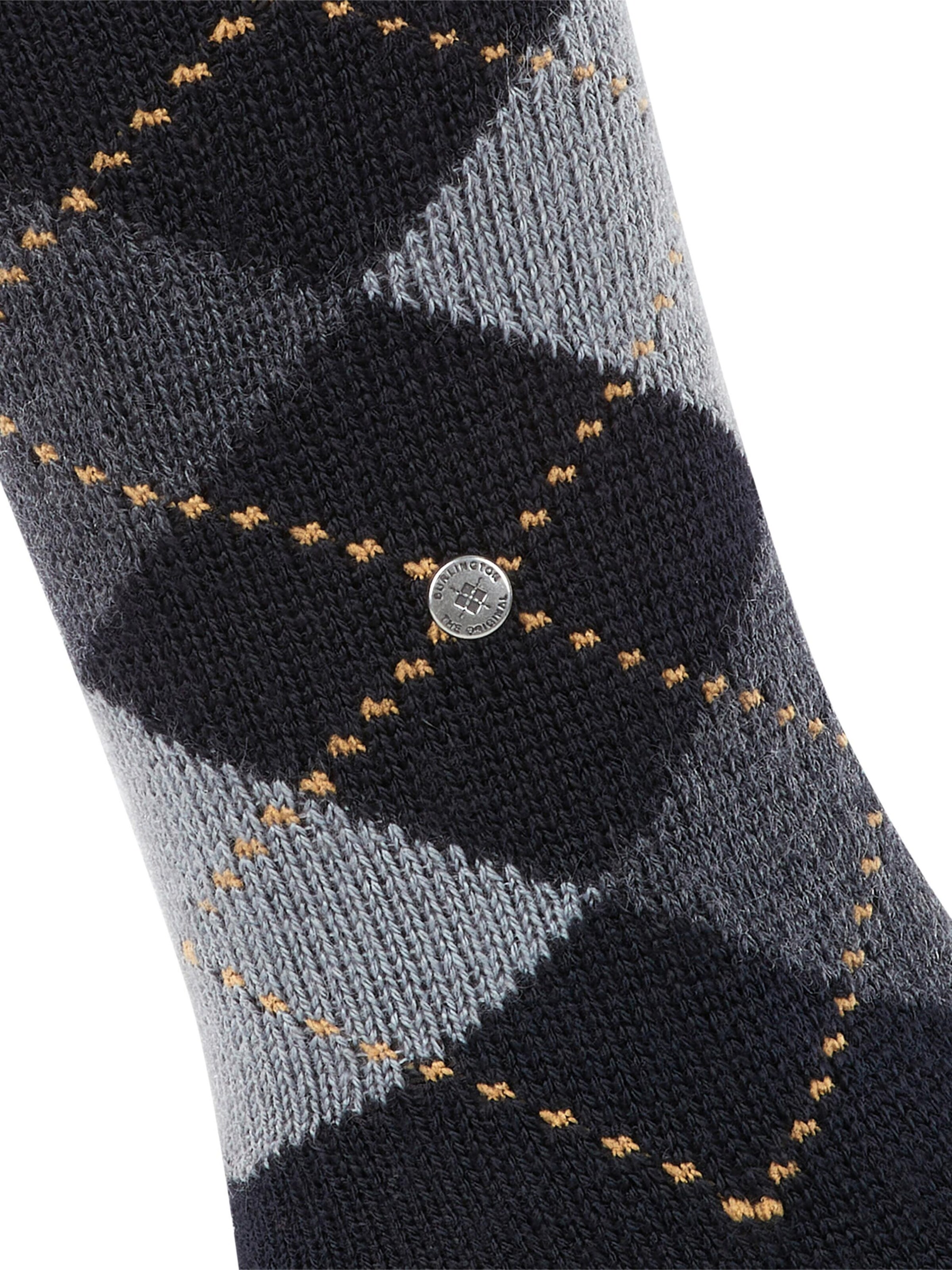 BURLINGTON Overknee Strümpfe 'Whitby'‌‌‌‌‌‌‌‌ in Schwarz