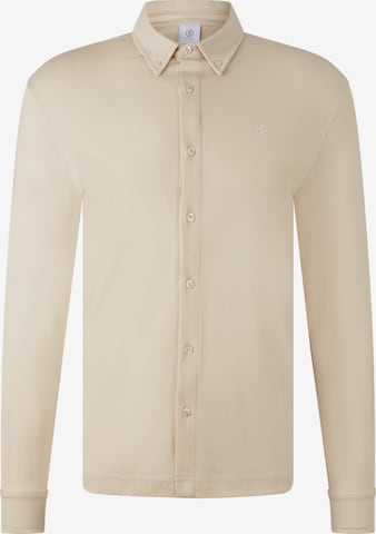 BOGNER Button Up Shirt 'Franz' in Beige: front