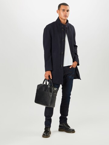 Coupe regular Manteau mi-saison bugatti en bleu