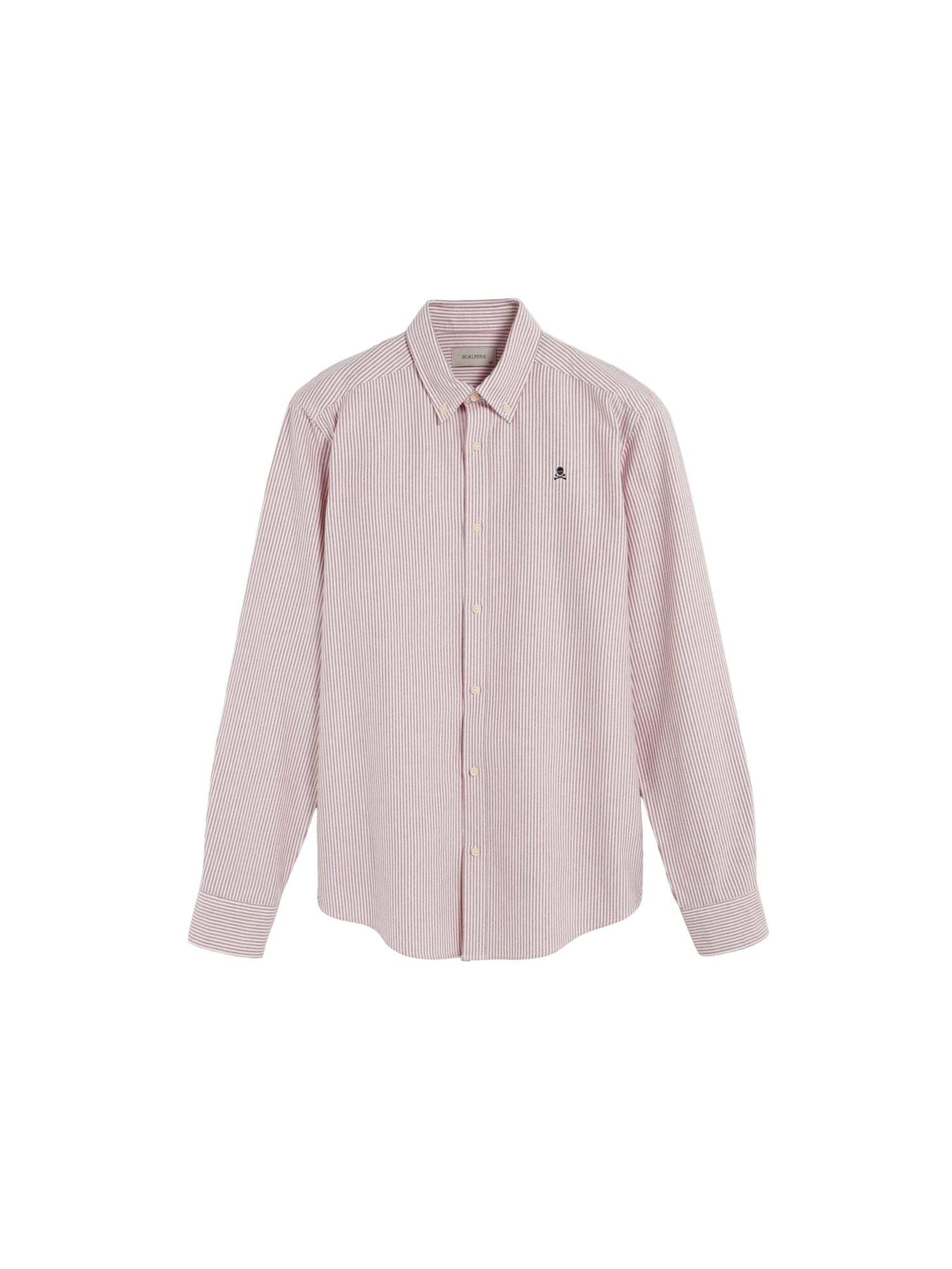 Regular fit Cămașă 'New Oxford' de la Scalpers pe roșu: față