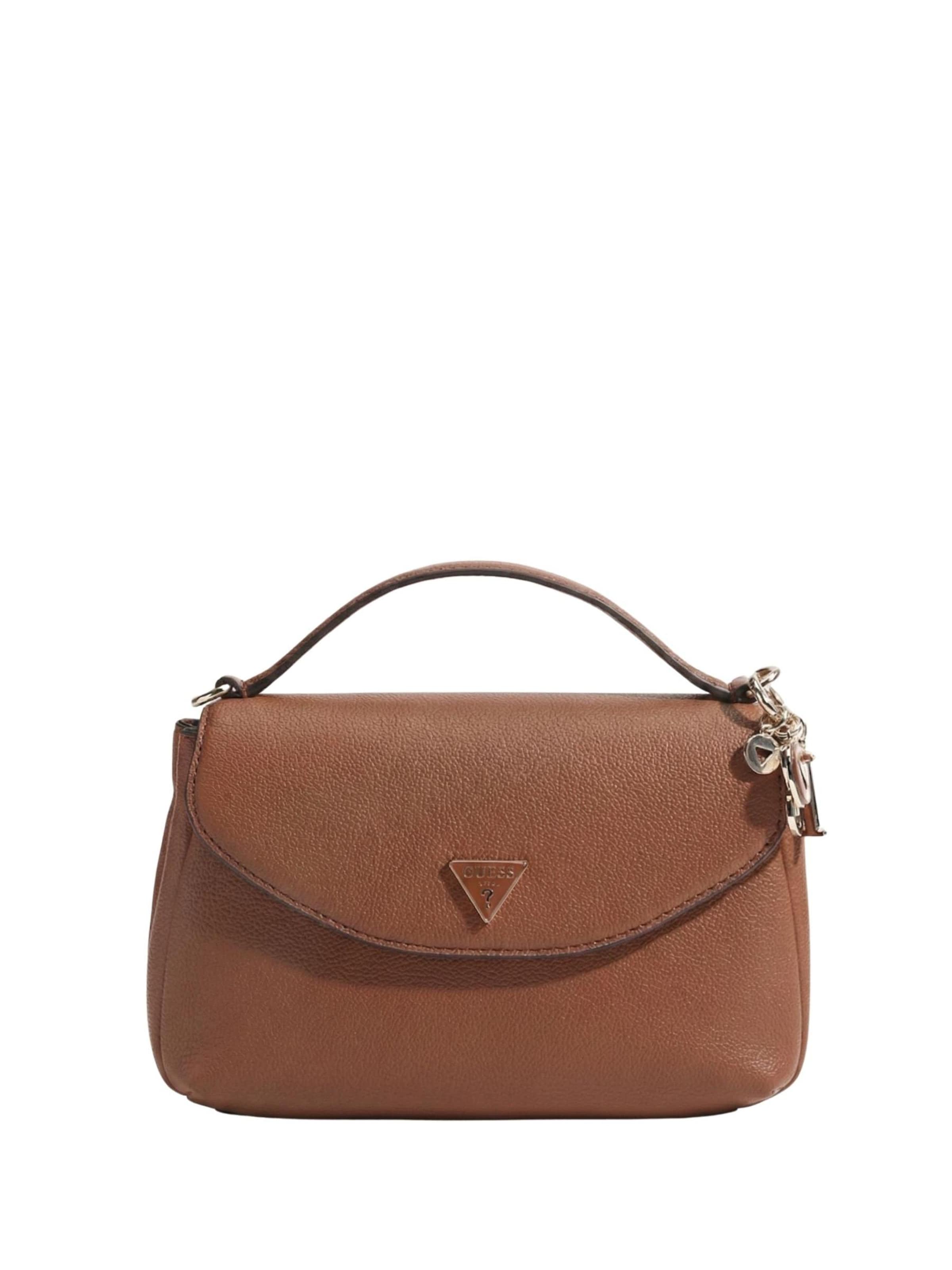 GUESS Schoudertas in Bruin: voorkant