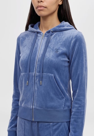 Juicy Couture Petite Ζακέτα φούτερ 'ROBERTSON' σε μπλε: μπροστά