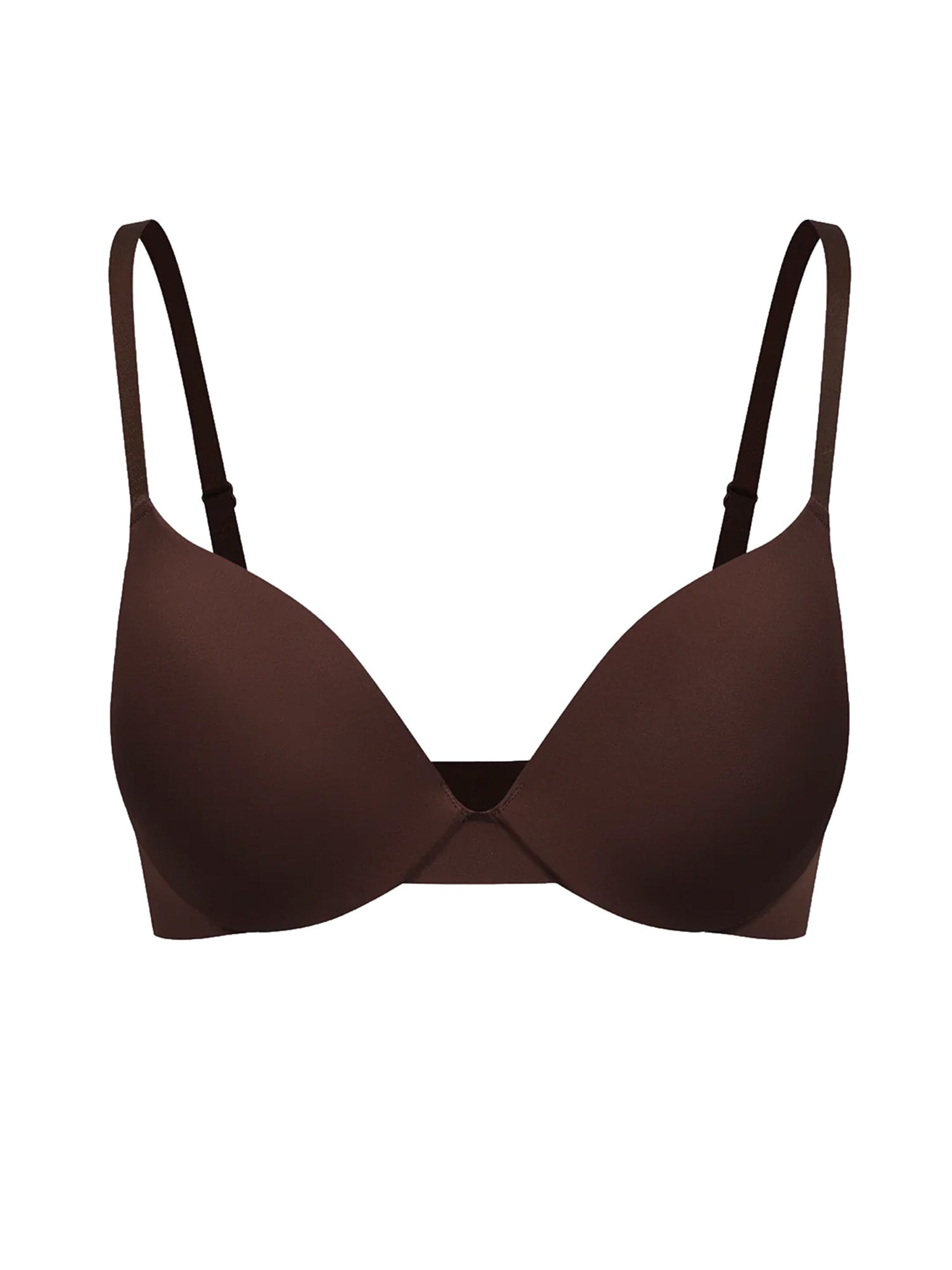 cfab (formerly creamy fabrics) Push-up BH in Braun: Vorderseite